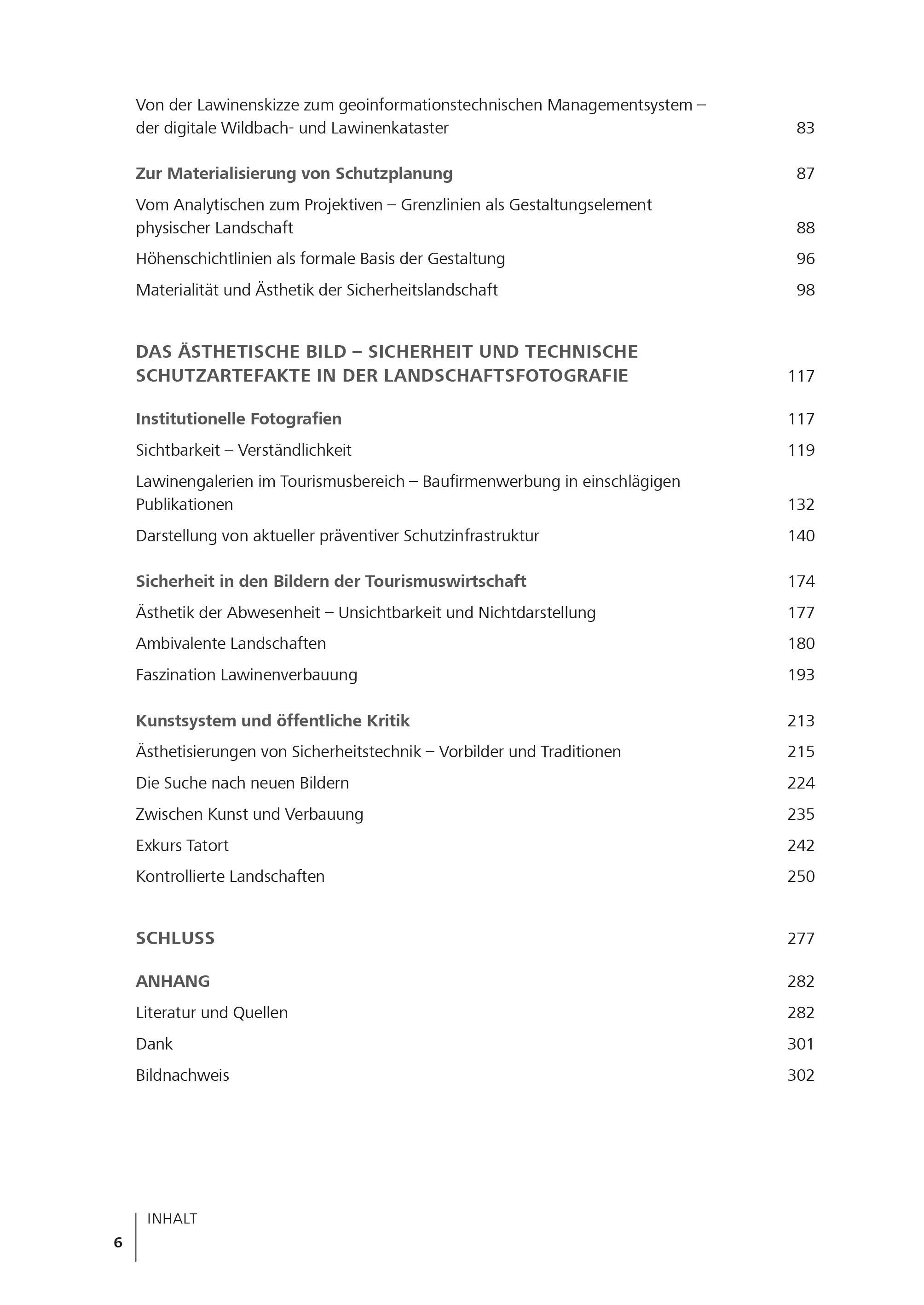 Beispielinhalt (Bild) Architektur alpiner Sicherheit