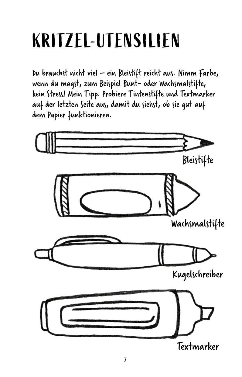Beispielinhalt (Bild) A Doodle a Day Keeps the Stress Away