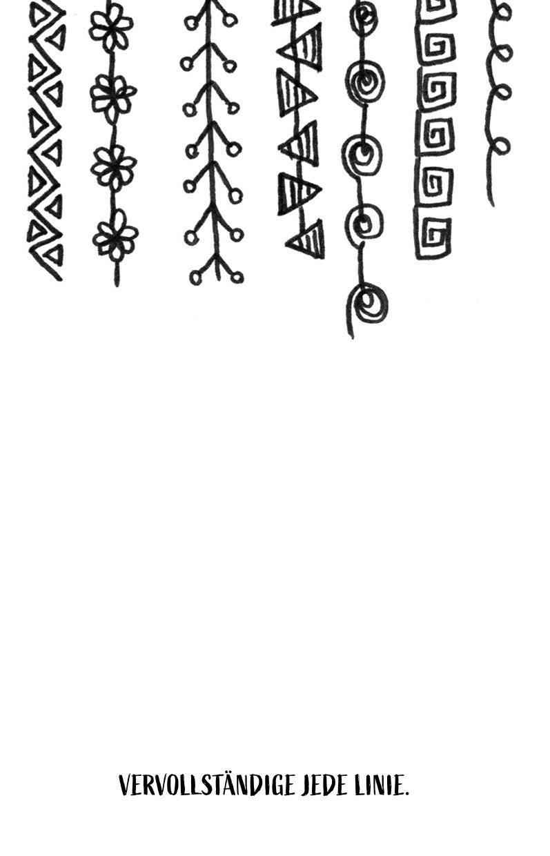 Beispielinhalt (Bild) A Doodle a Day Keeps the Stress Away