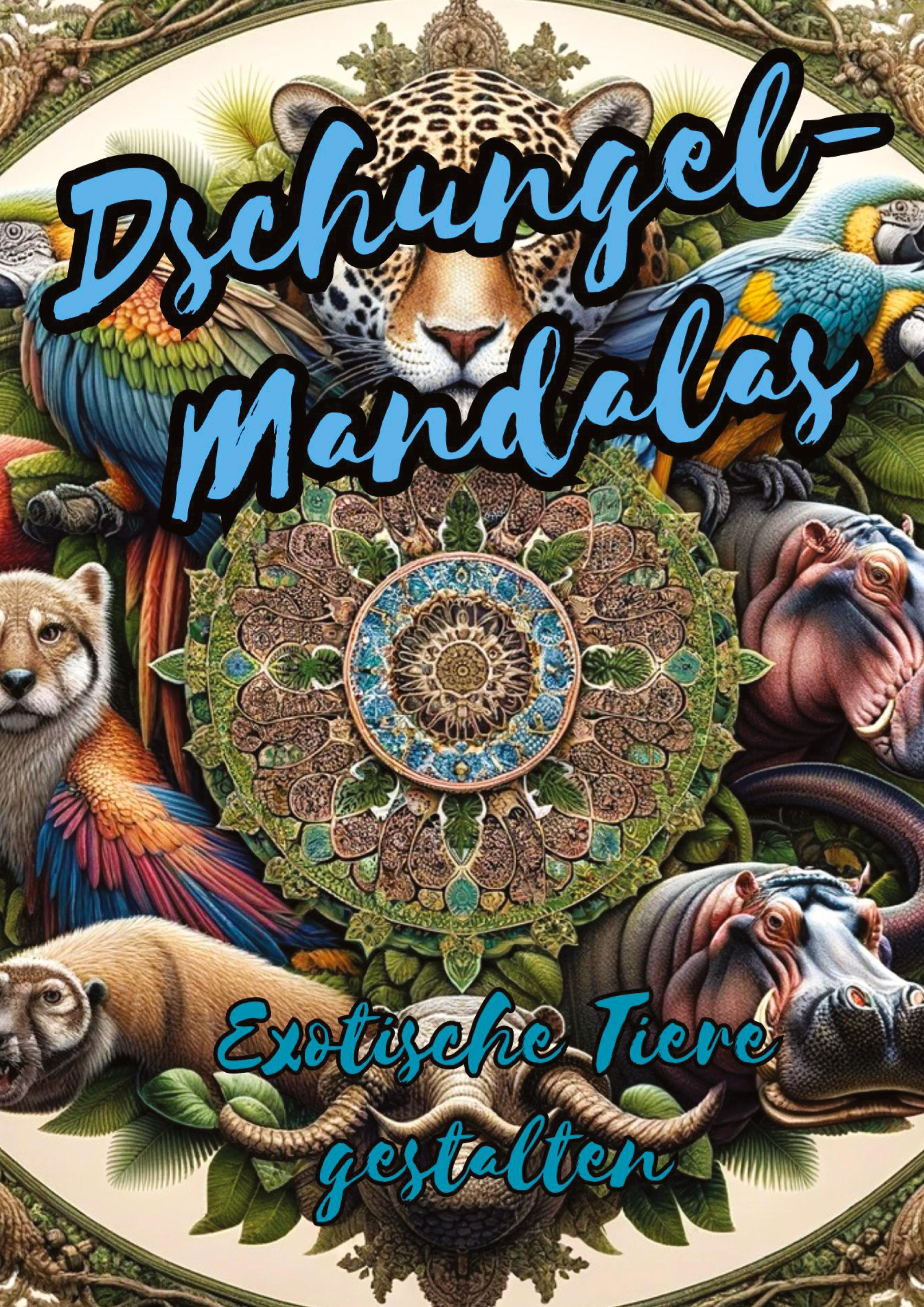 Vorderes Coverbild Dschungel-Mandalas: Exotische Tiere gestalten