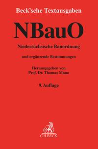 Vorderes Coverbild Niedersächsische Bauordnung. NBauO
