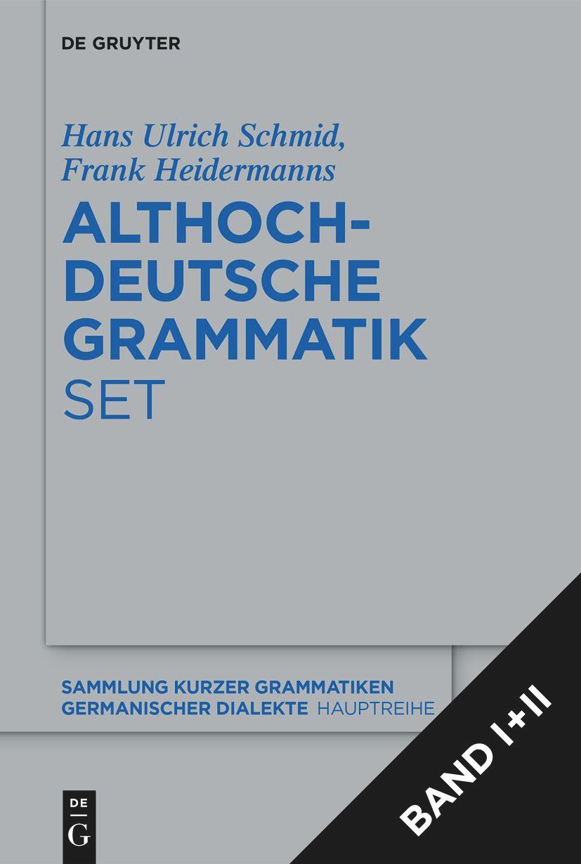 Vorderes Coverbild [Set: Althochdeutsche Grammatik I + II]