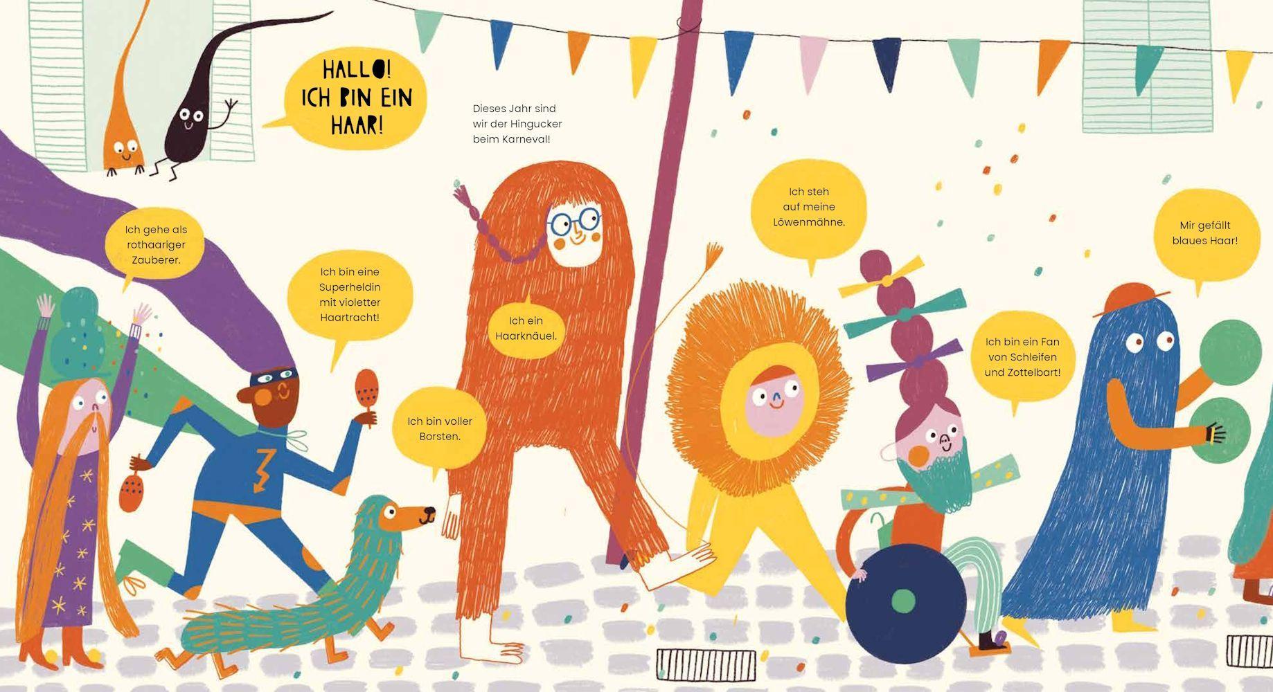 Beispielinhalt (Bild) Das geheime Leben der Haare