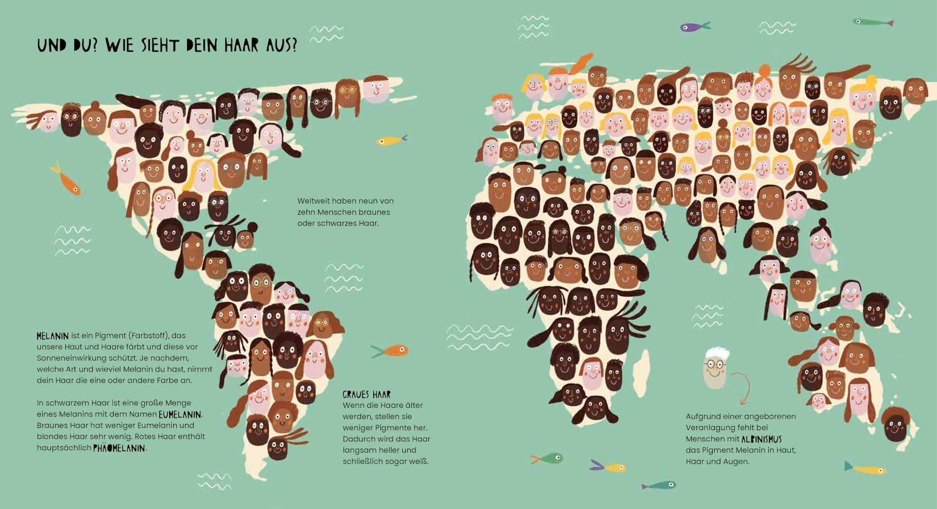 Beispielinhalt (Bild) Das geheime Leben der Haare