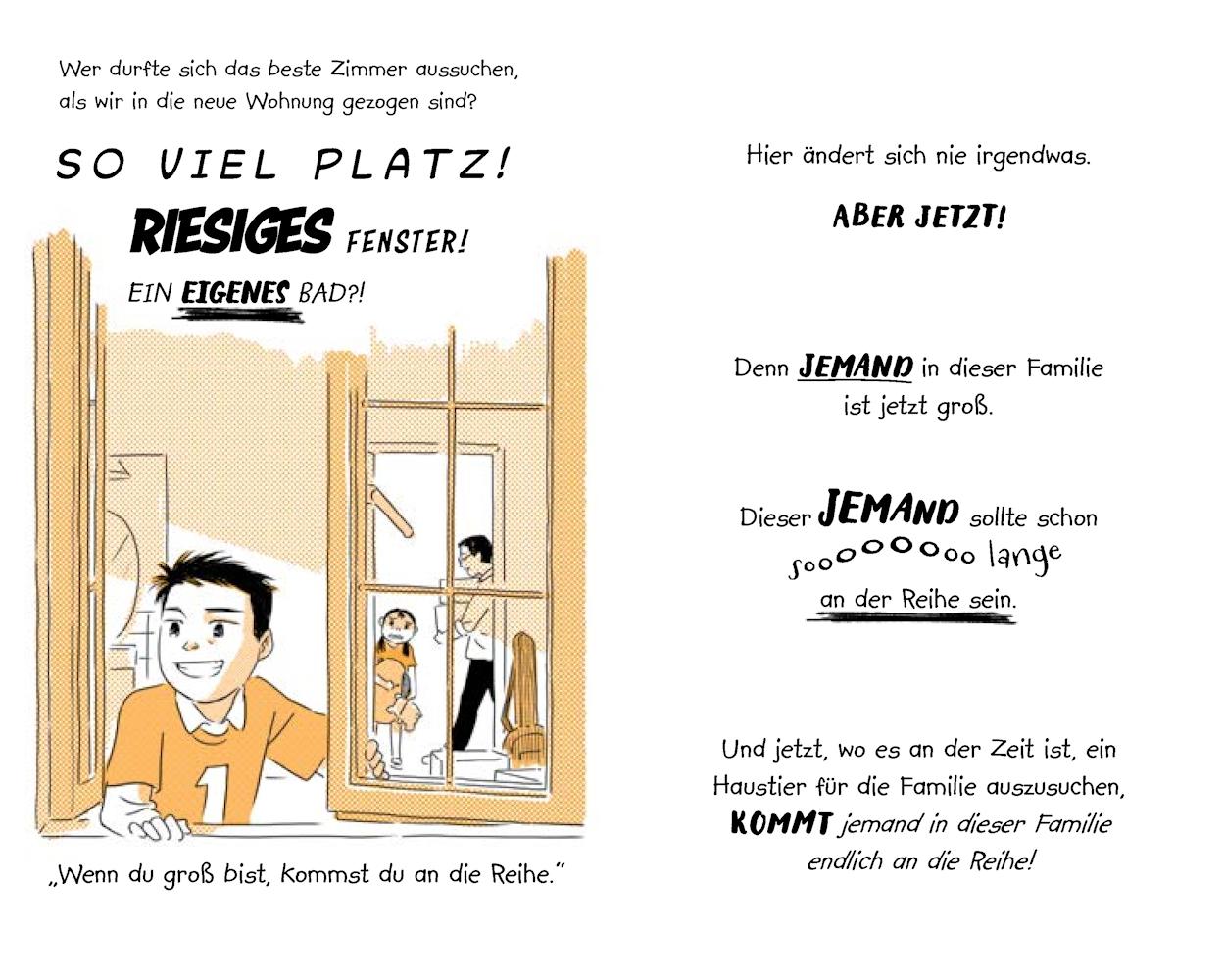Beispielinhalt (Bild) Lieber Bruder, tut mir (gar nicht) leid ...