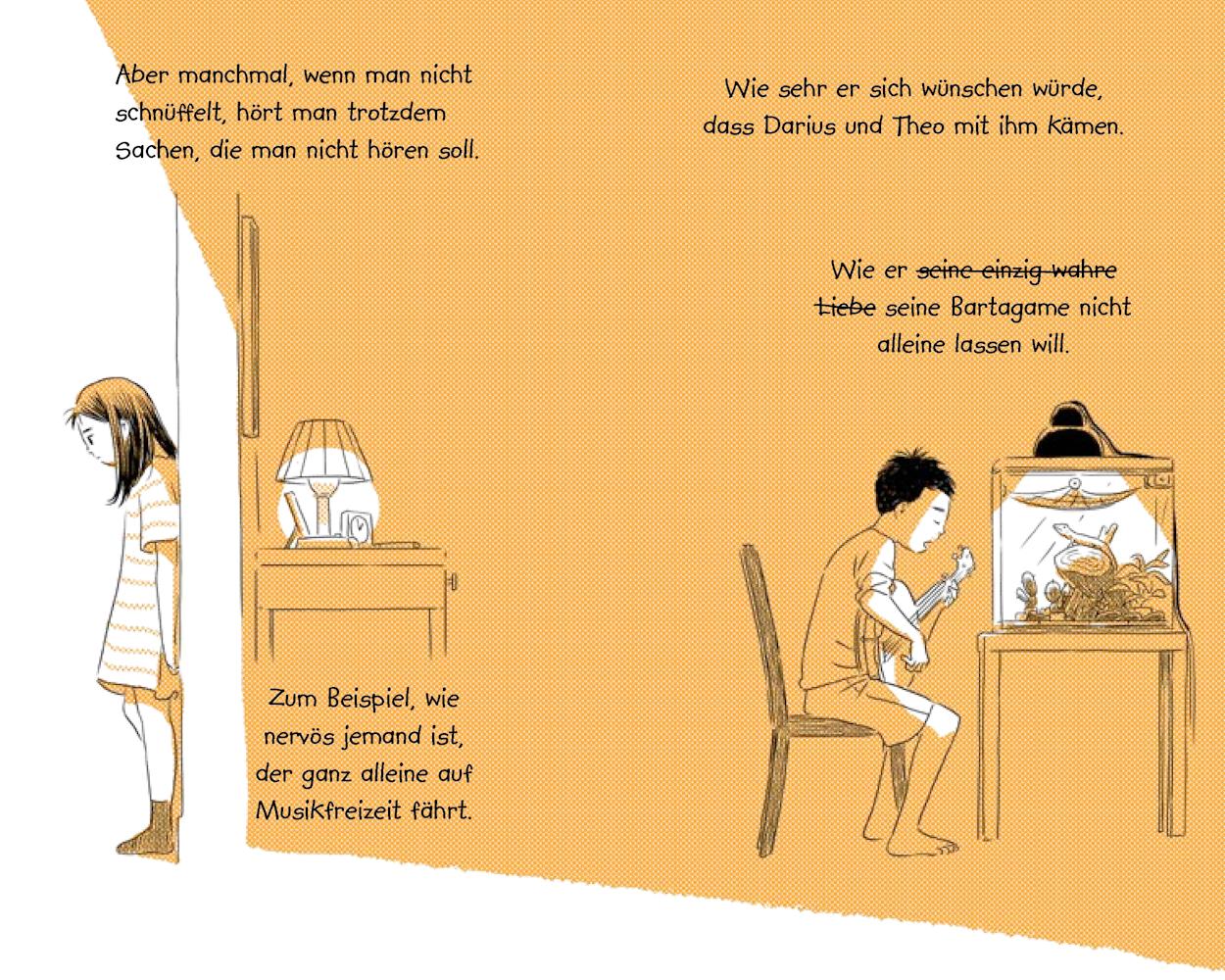 Beispielinhalt (Bild) Lieber Bruder, tut mir (gar nicht) leid ...