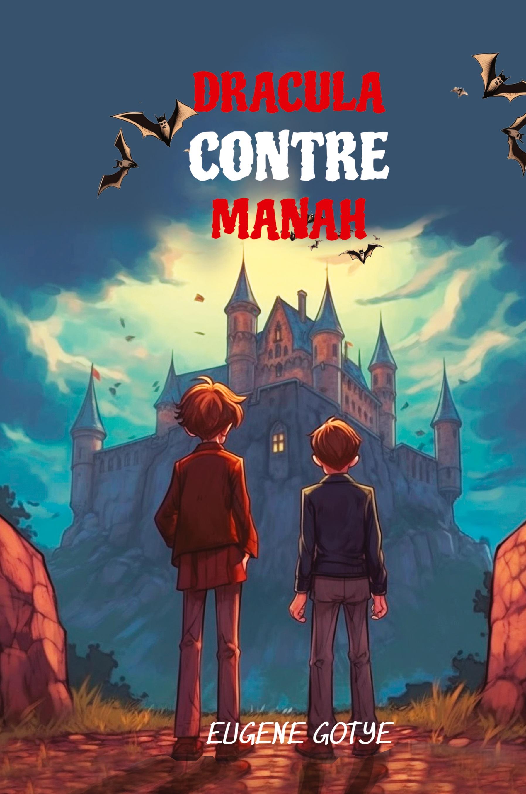 Vorderes Coverbild Lerne Französisch mit Dracula Contre Manah