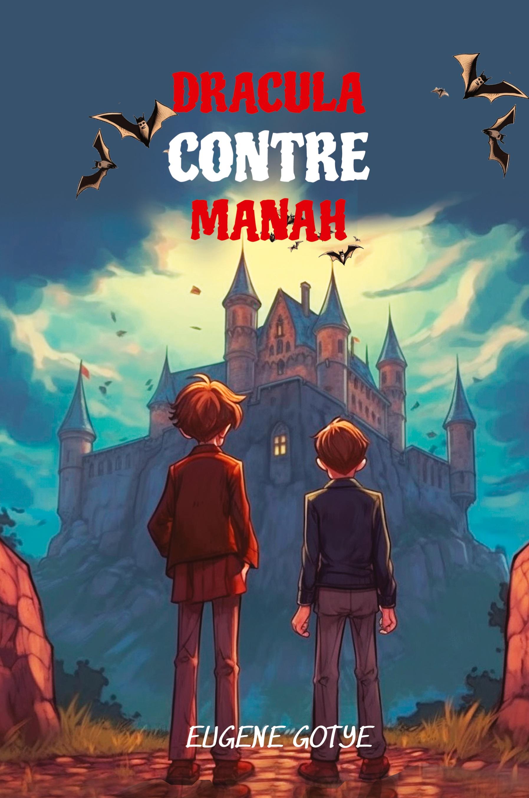 Vorderes Coverbild Lerne Französisch mit Dracula Contre Manah