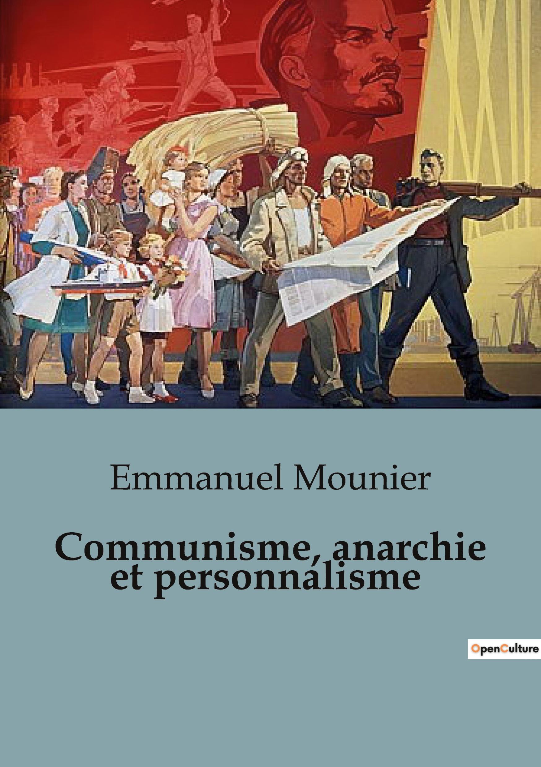Vorderes Coverbild Communisme, anarchie et personnalisme