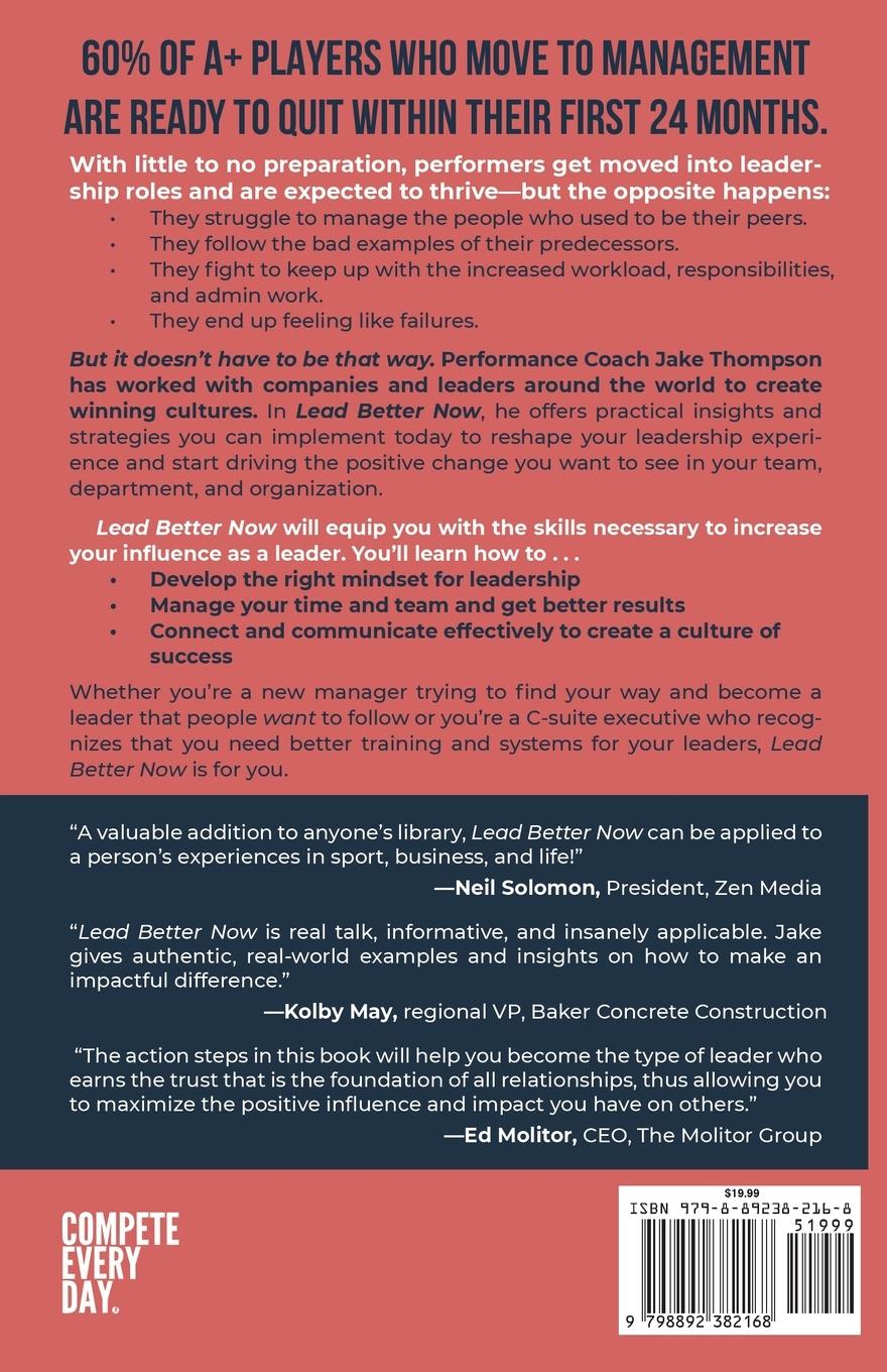 Rückseitencover Lead Better Now