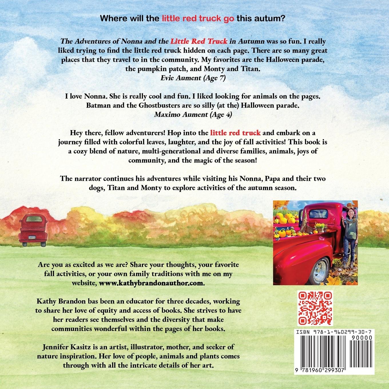 Rückseitencover The Adventures of Nonna and the Little Red Truck in Autumn