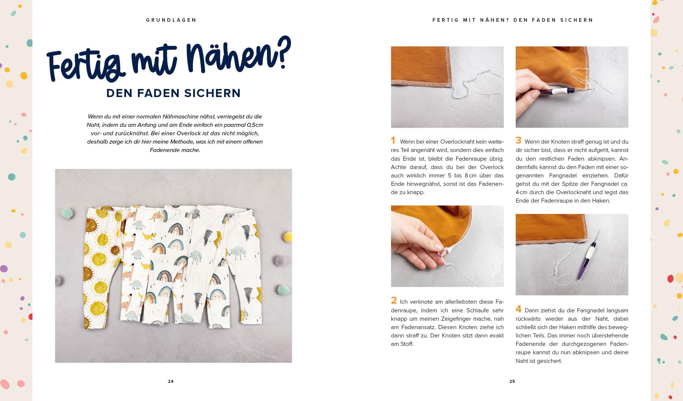Beispielinhalt (Bild) Sew happy! - Nähen für Babys und Kids mit @von.anne