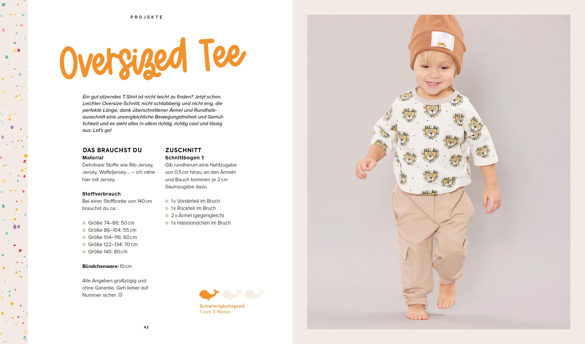 Beispielinhalt (Bild) Sew happy! - Nähen für Babys und Kids mit @von.anne