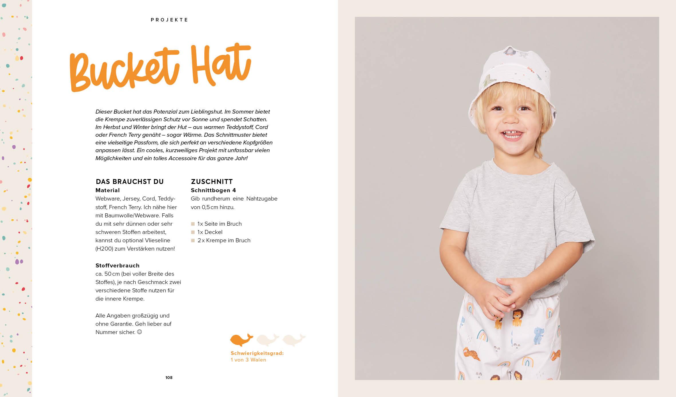 Beispielinhalt (Bild) Sew happy! - Nähen für Babys und Kids mit @von.anne