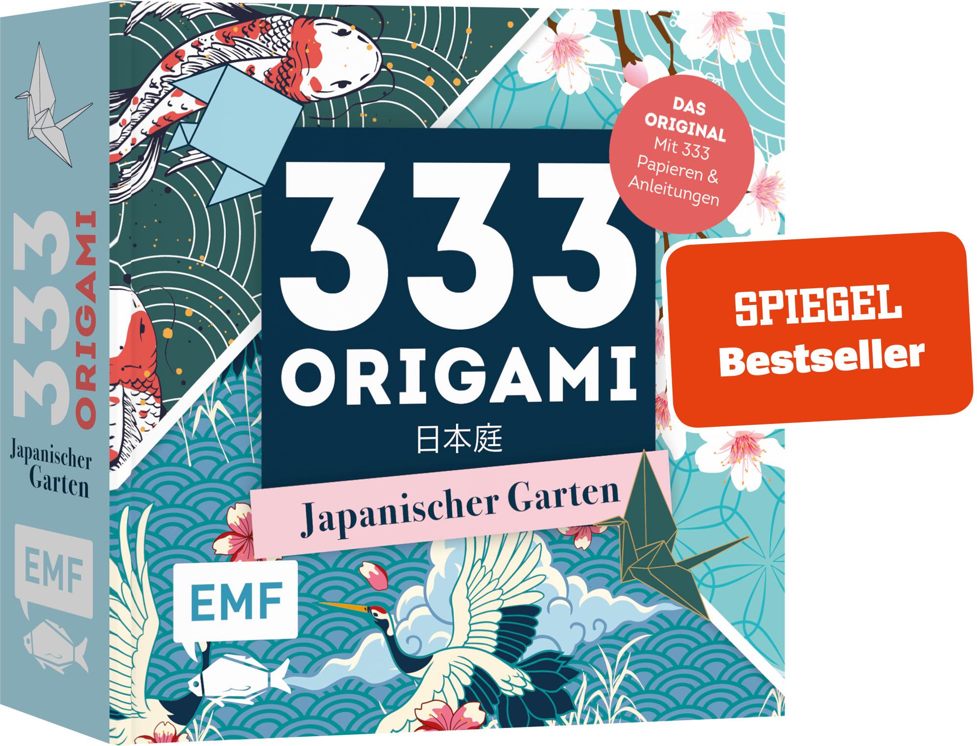 Vorderes Coverbild 333 Origami - Japanischer Garten - Zauberschöne Papiere falten für Japan-Fans