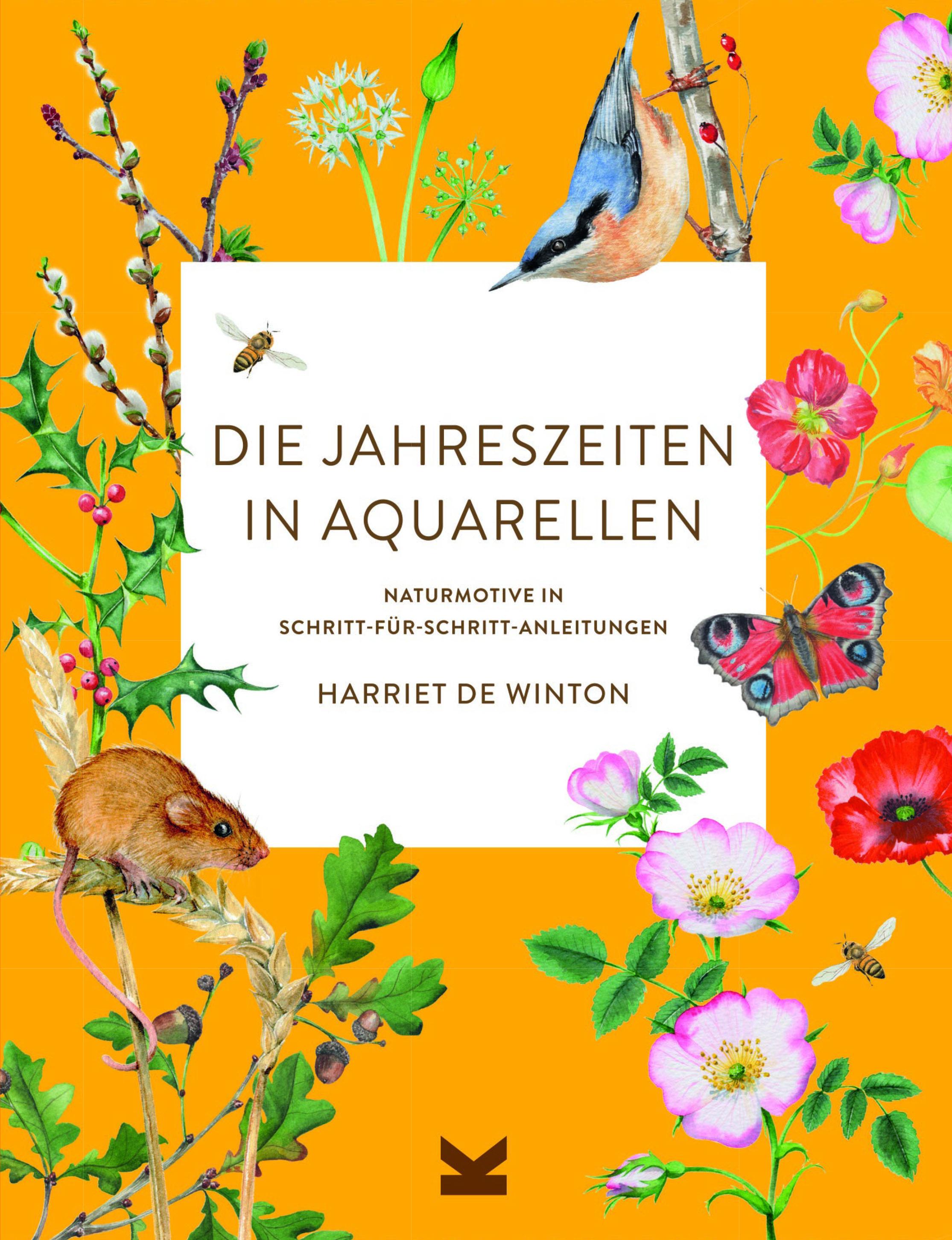 Vorderes Coverbild Die Jahreszeiten in Aquarellen