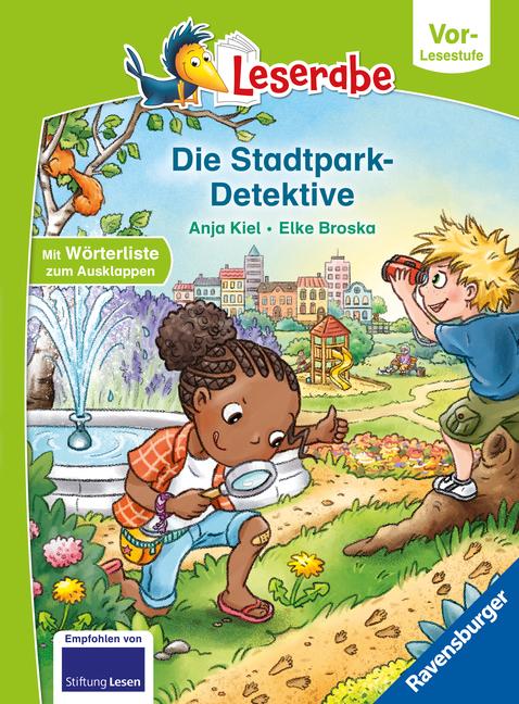 Vorderes Coverbild Leserabe Vor-Lesestufe - Die Stadtpark-Detektive