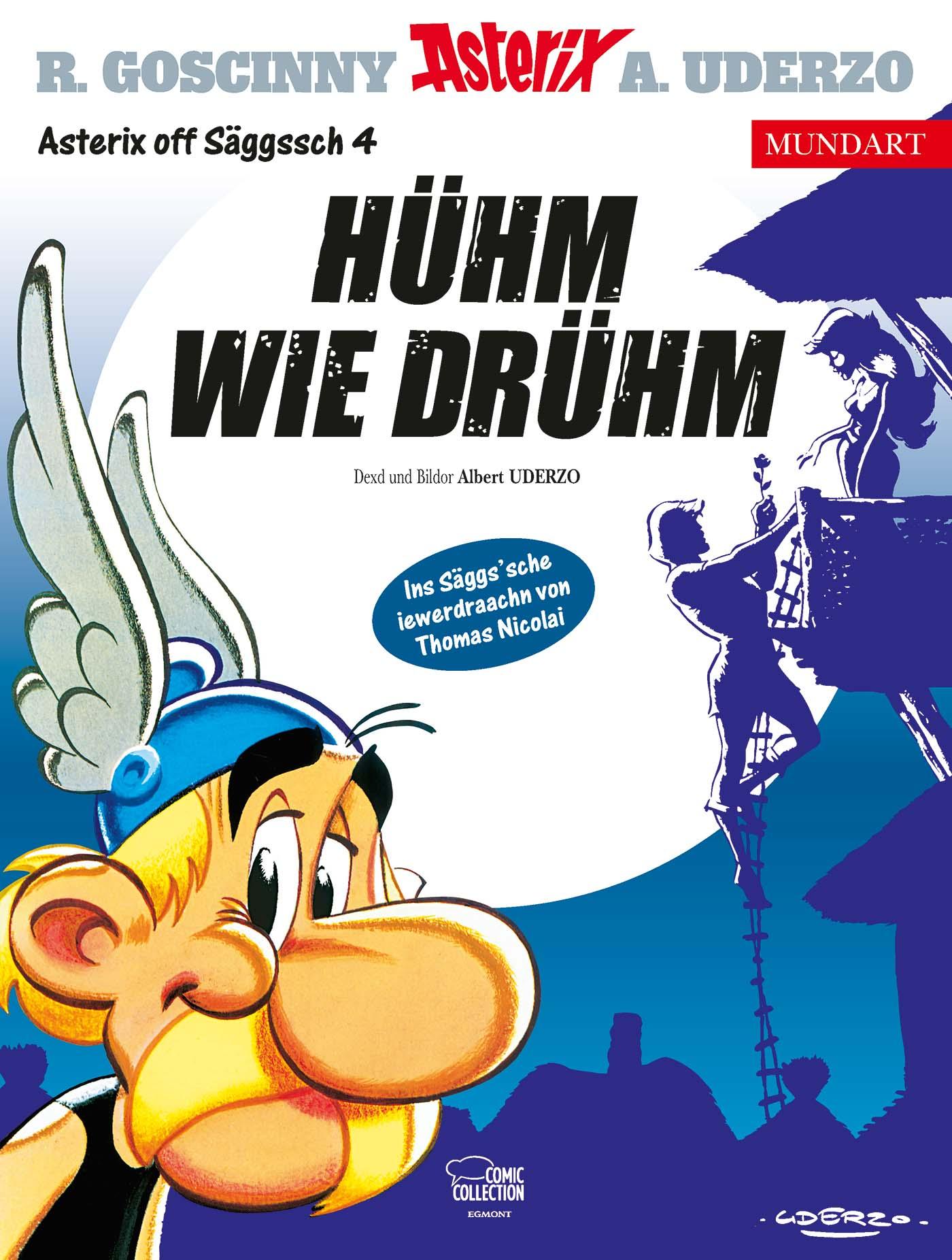 Vorderes Coverbild Asterix Mundart Sächsisch IV