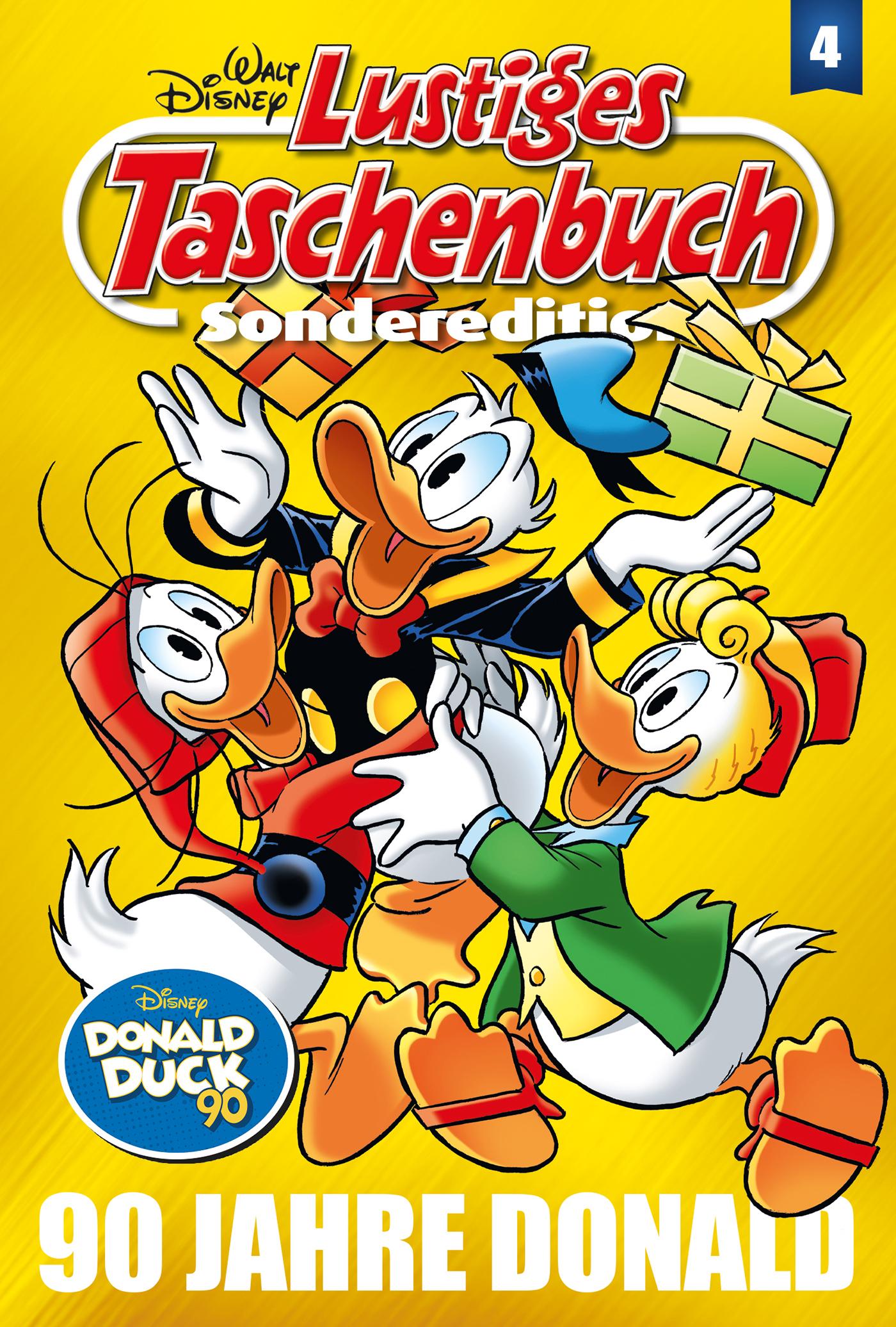 Vorderes Coverbild Lustiges Taschenbuch 90 Jahre Donald Band 04