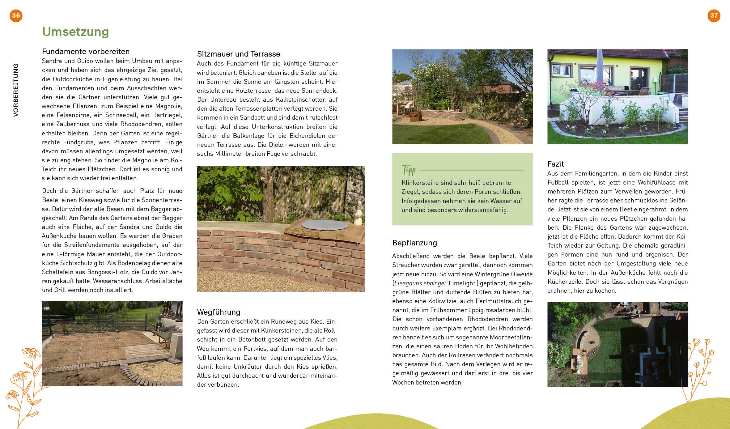 Beispielinhalt (Bild) Duell der Gartenprofis - Gestalte deinen Traumgarten - Das Buch zur Gartensendung im ZDF