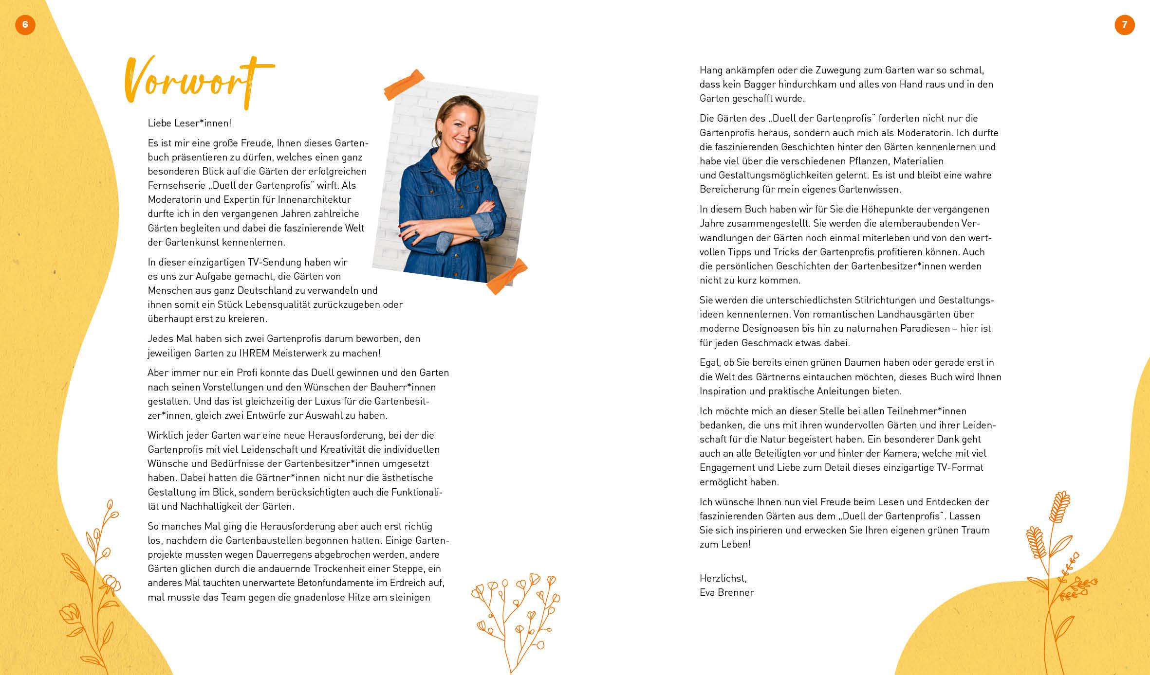 Beispielinhalt (Bild) Duell der Gartenprofis - Gestalte deinen Traumgarten - Das Buch zur Gartensendung im ZDF