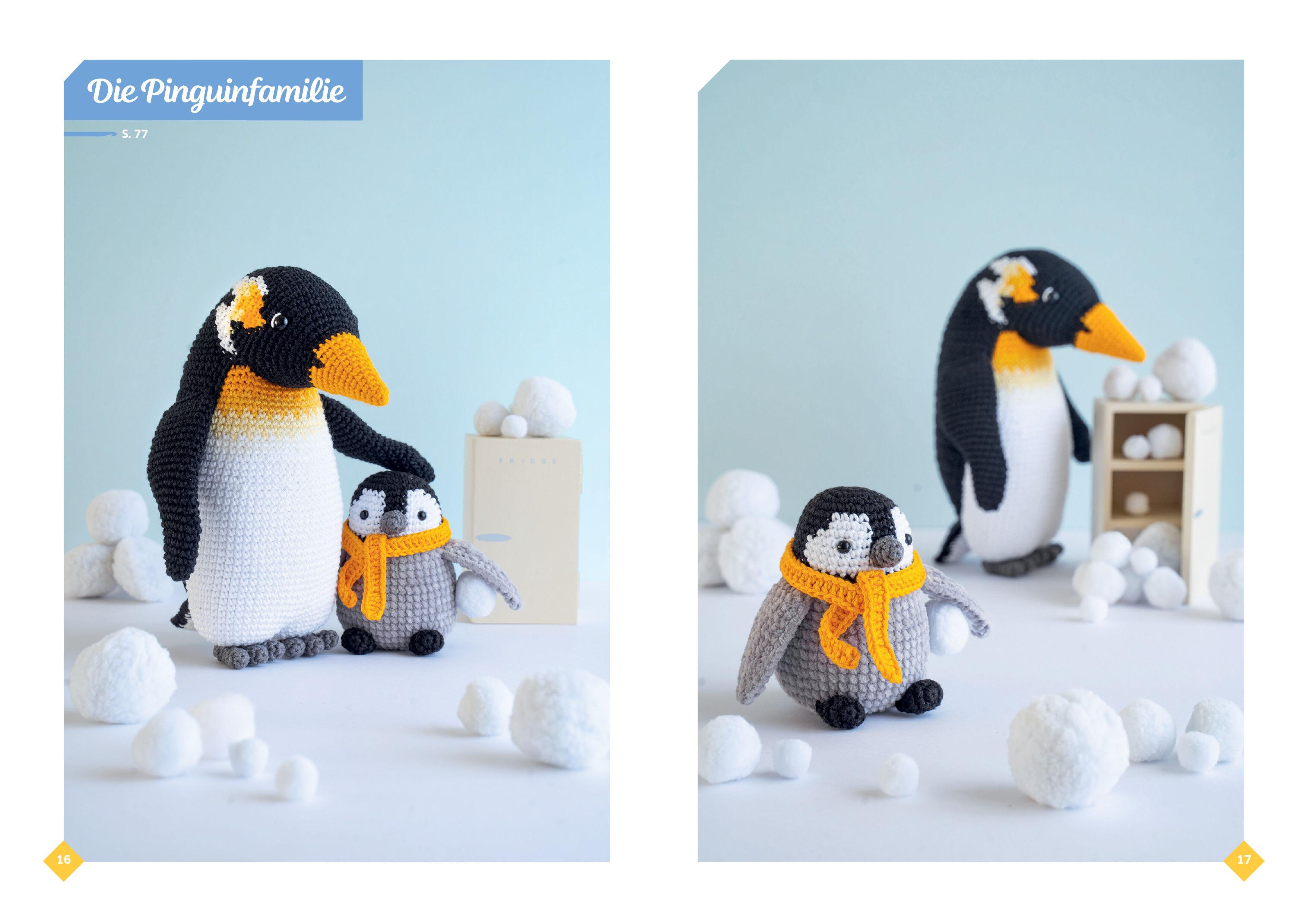 Beispielinhalt (Bild) Niedliche Tierfamilien - Große und kleine Amigurumis häkeln