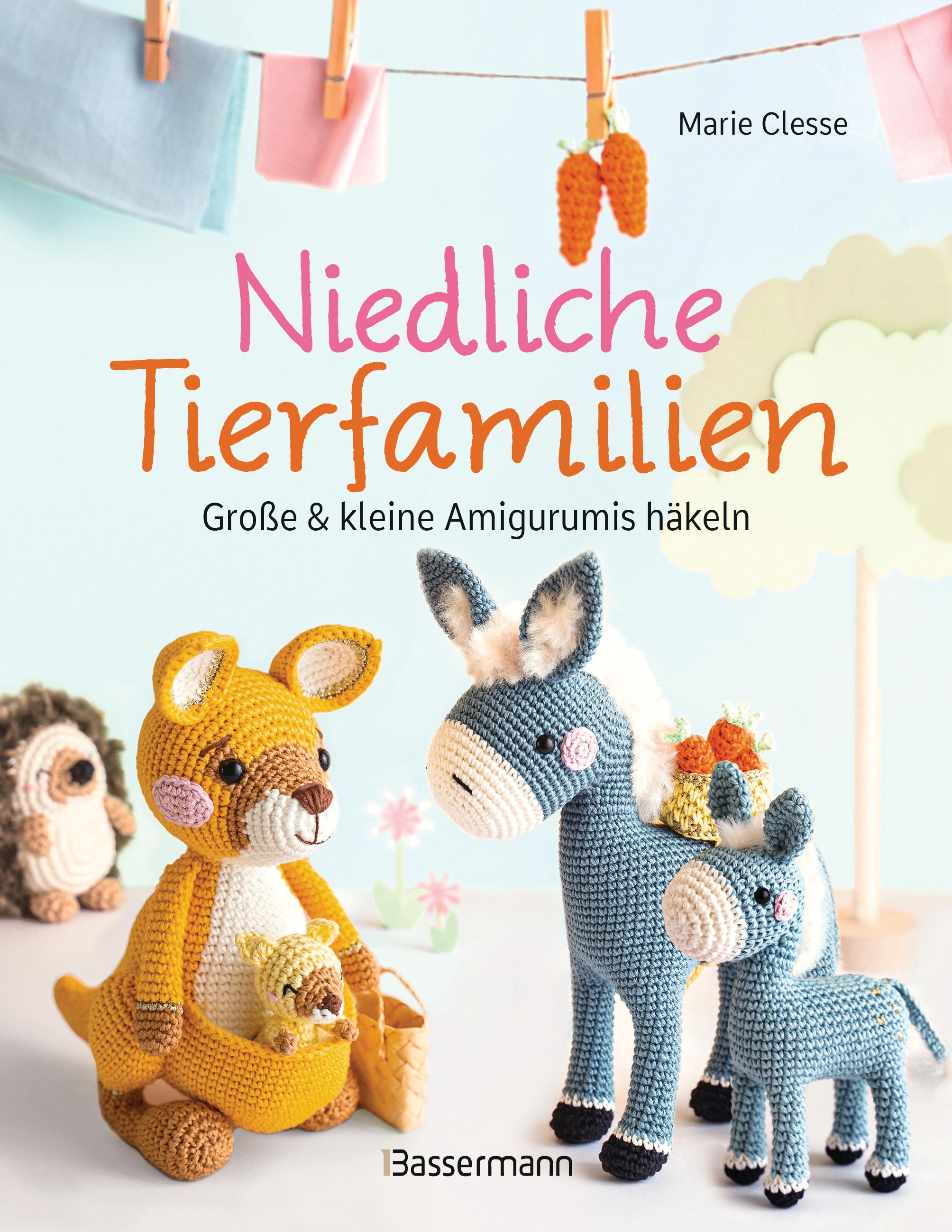 Vorderes Coverbild Niedliche Tierfamilien - Große und kleine Amigurumis häkeln