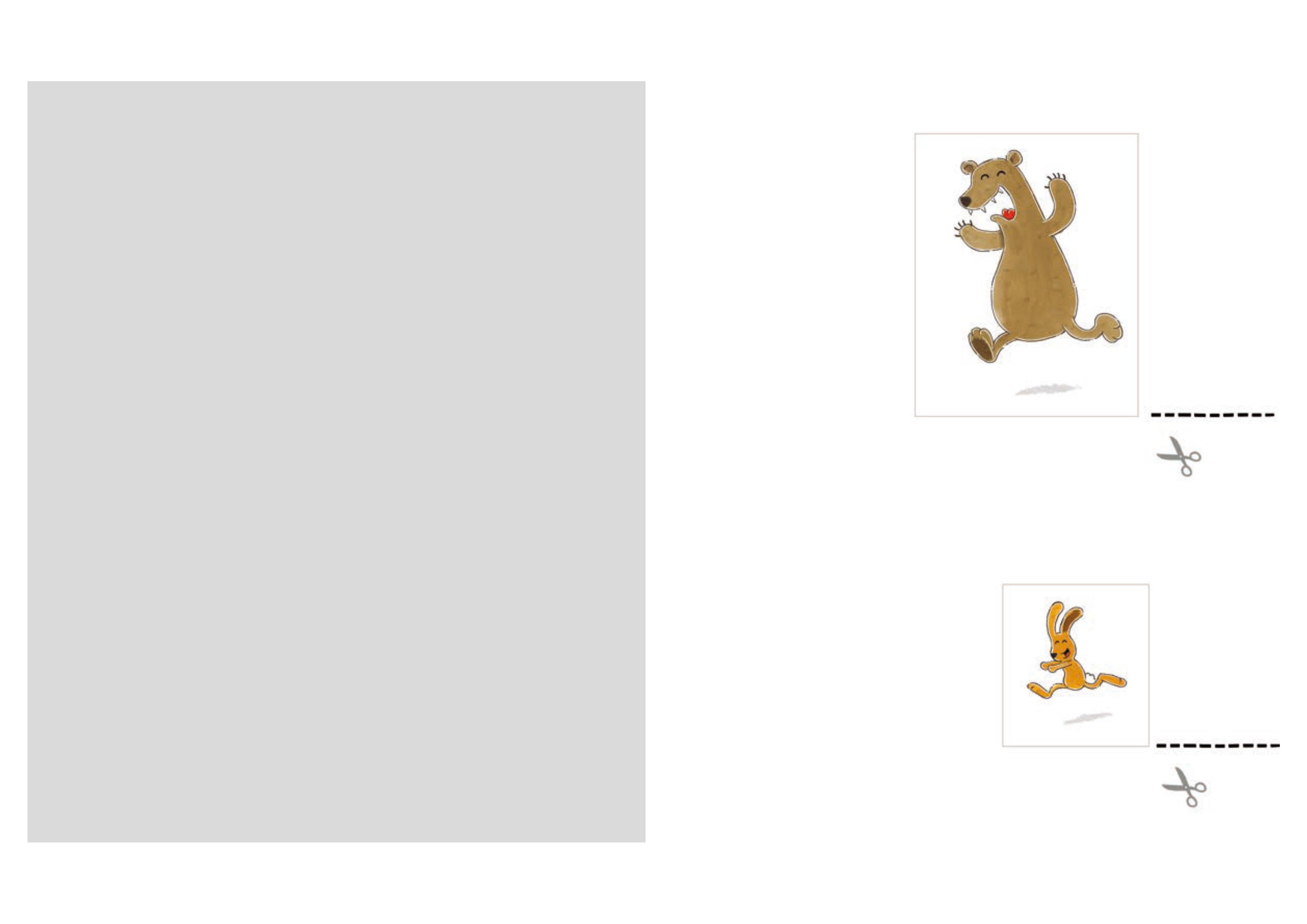 Beispielinhalt (Bild) Schüttel den Apfelbaum - Das Ausschneidebuch. Schneiden, kleben, malen für Kinder ab 3 Jahren