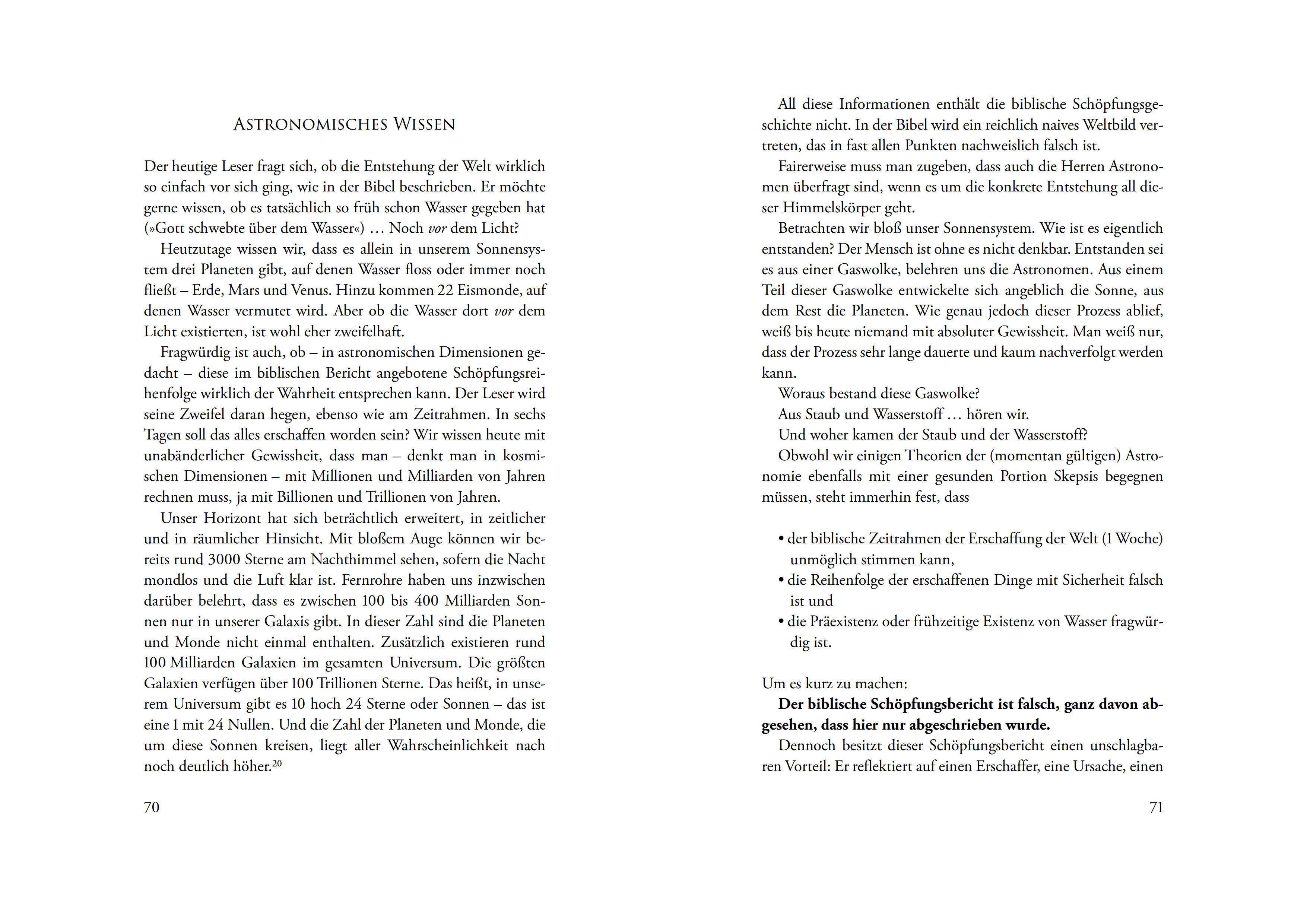 Beispielinhalt (Bild) Darwin gegen Gott. Wie der Mensch vor Millionen Jahren entstand