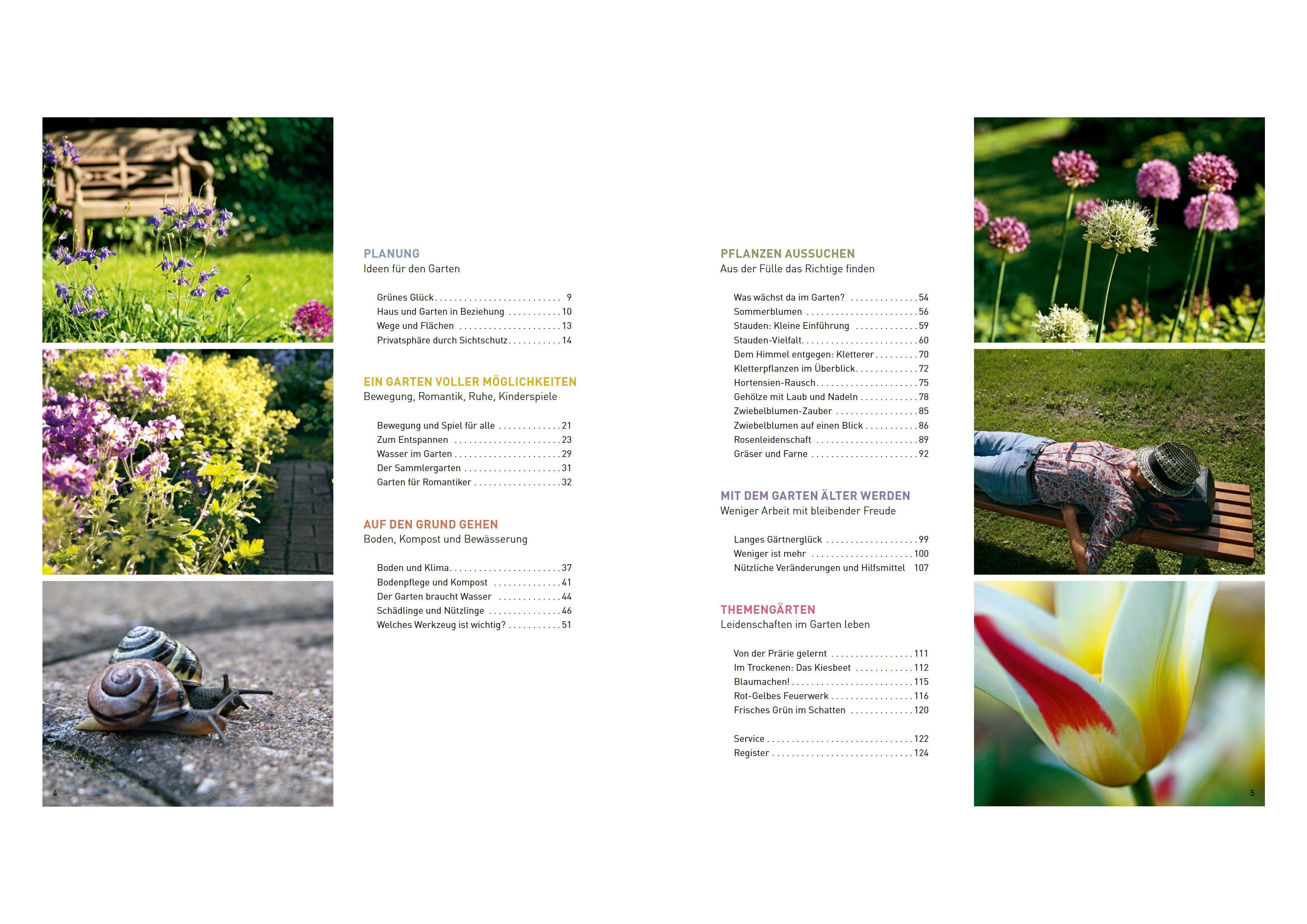 Beispielinhalt (Bild) Mein schöner pflegeleichter Garten. Gewusst wie - geschickte Garten-Planung und Pflanzenauswahl