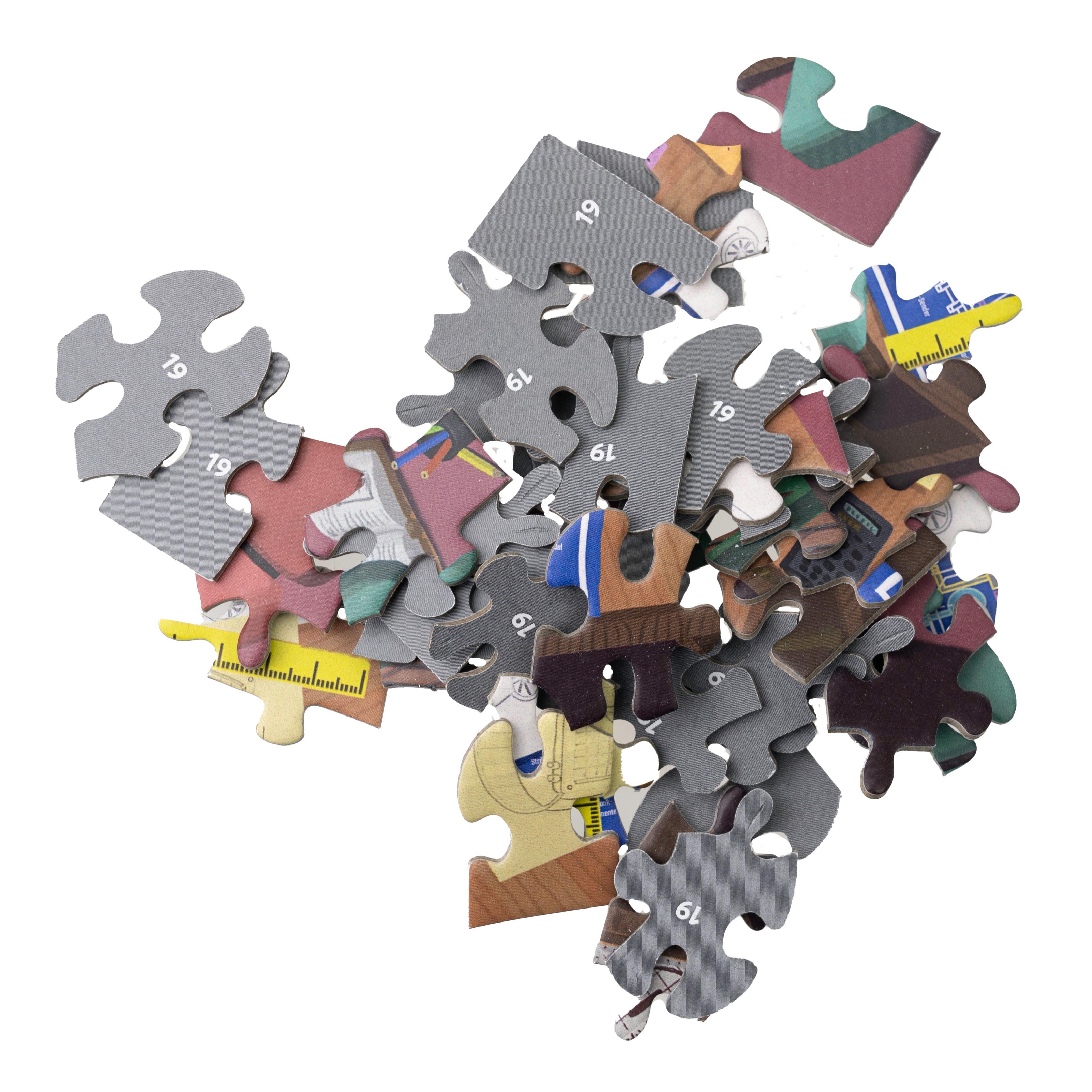 Beispielinhalt (Bild) Puzzle-Rätsel-Adventskalender: Die dunkle Seite des Weihnachtsmarkts - 24 Puzzles mit insgesamt 960 Teilen