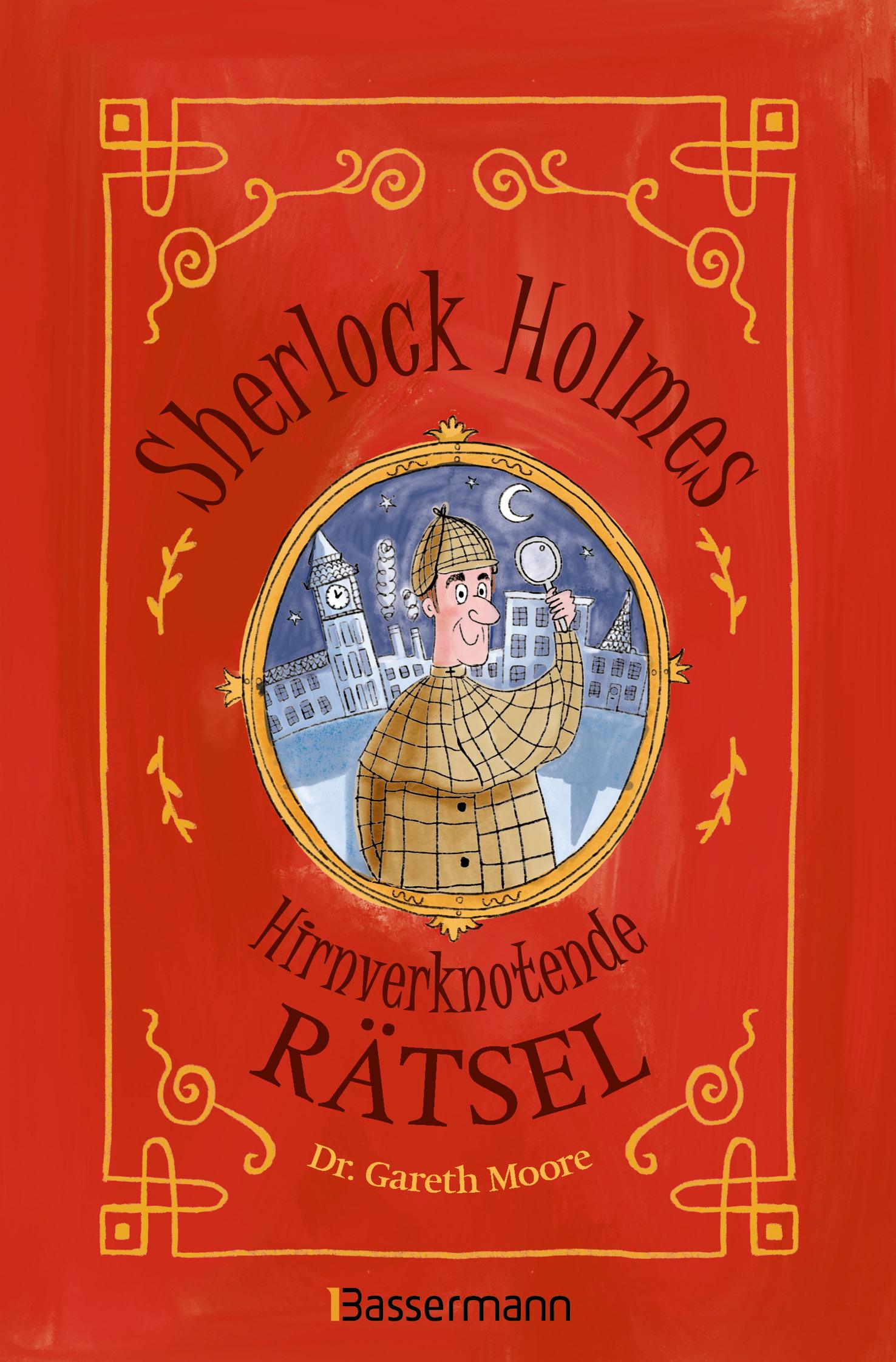 Vorderes Coverbild Sherlock Holmes - Hirnverknotende Rätsel. Für Kinder ab 8 Jahren