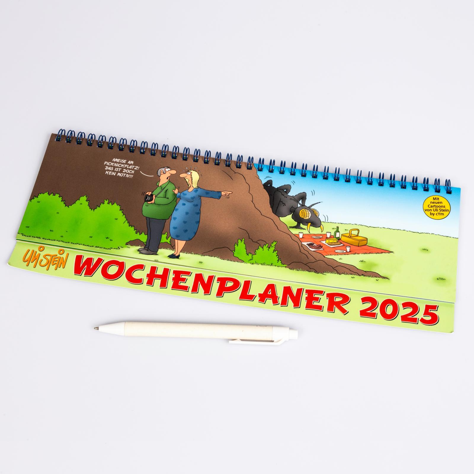 Beispielinhalt (Bild) Uli Stein Wochenplaner 2025: Tischkalender