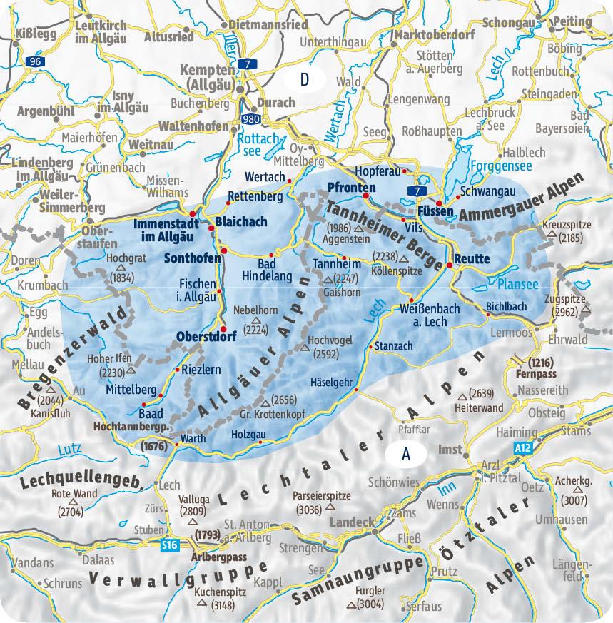 Beispielinhalt (Bild) Wandern im Winter - Allgäuer Alpen