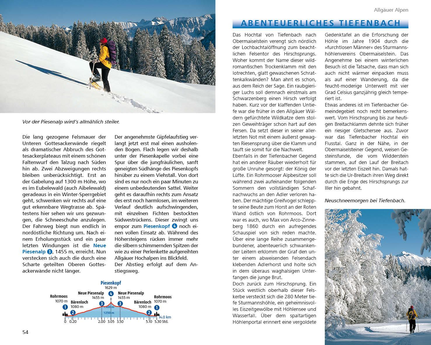 Beispielinhalt (Bild) Wandern im Winter - Allgäuer Alpen