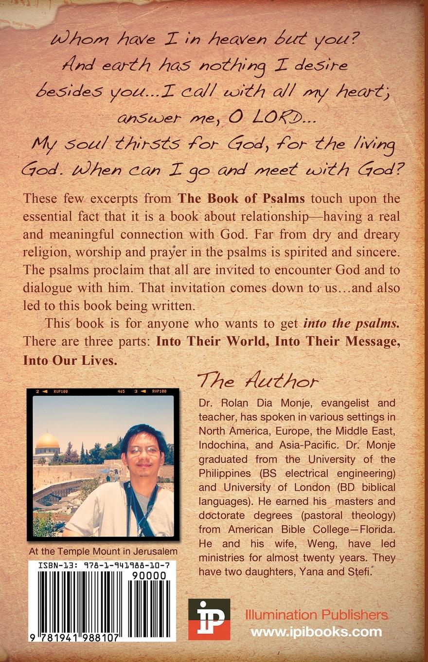 Rückseitencover Into the Psalms