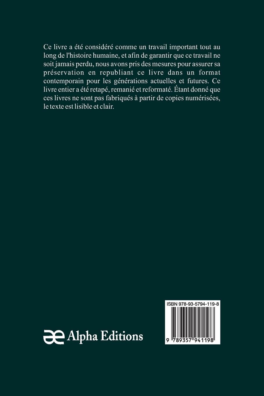 Rückseitencover Le Râmâyana (Tome Second) Poème sanscrit de Valmiky