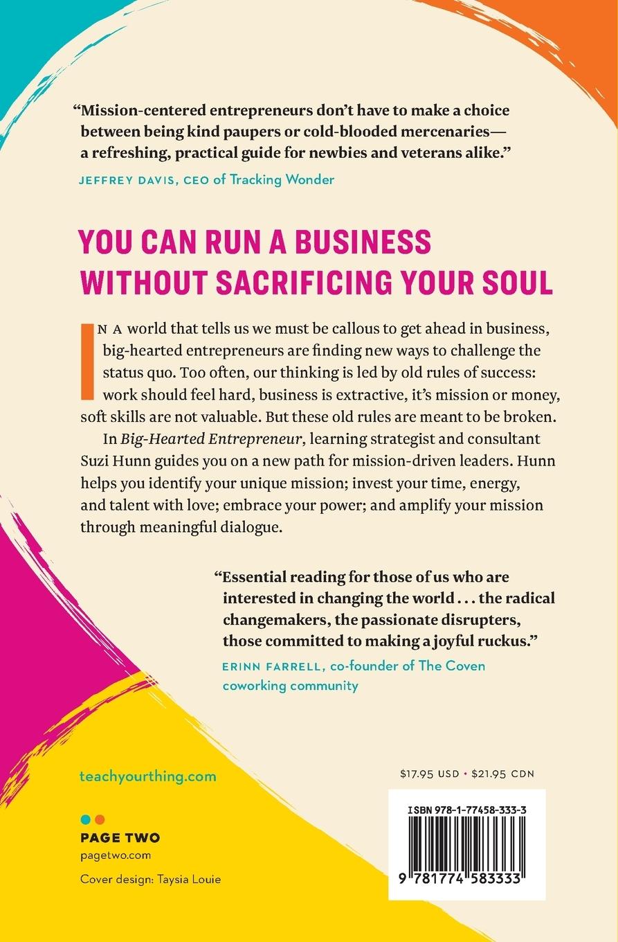 Rückseitencover Big-Hearted Entrepreneur