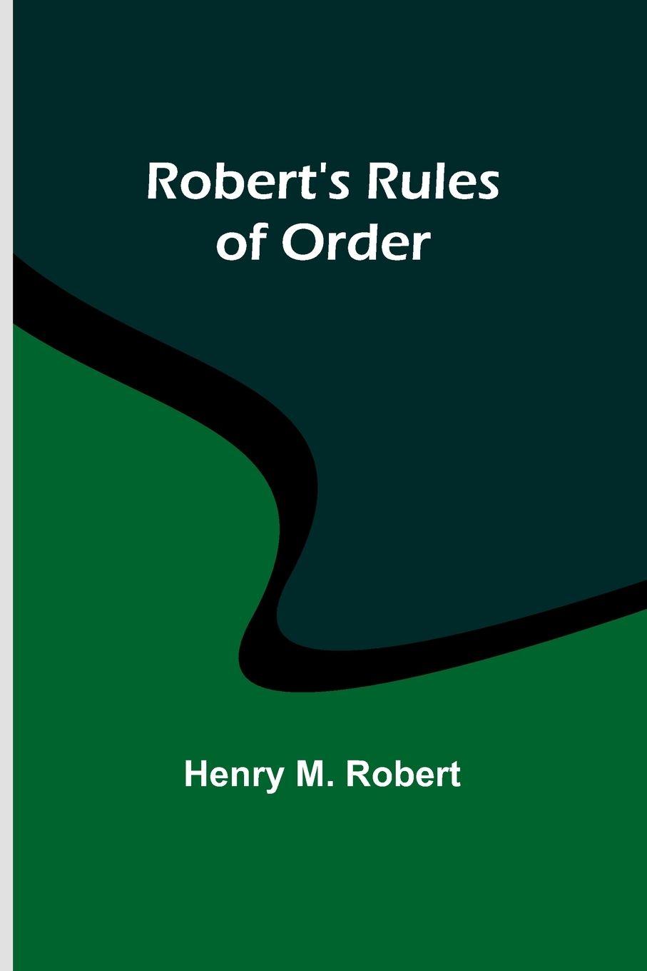 Vorderes Coverbild Robert's Rules of Order