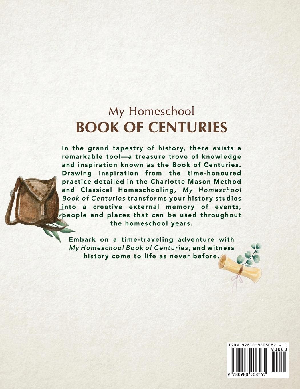 Rückseitencover My Homeschool Book of Centuries