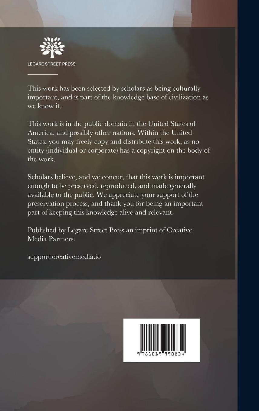 Rückseitencover Wilhelm Von Humboldts Gesammelte Schriften; Volume 1