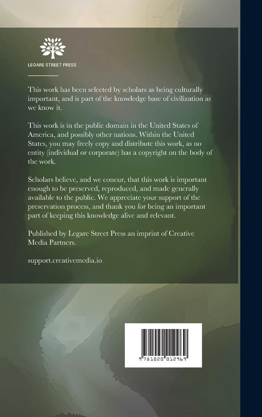 Rückseitencover Knight's Quarterly Magazine; Volume 1