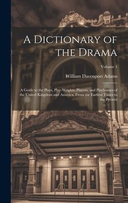 Vorderes Coverbild A Dictionary of the Drama