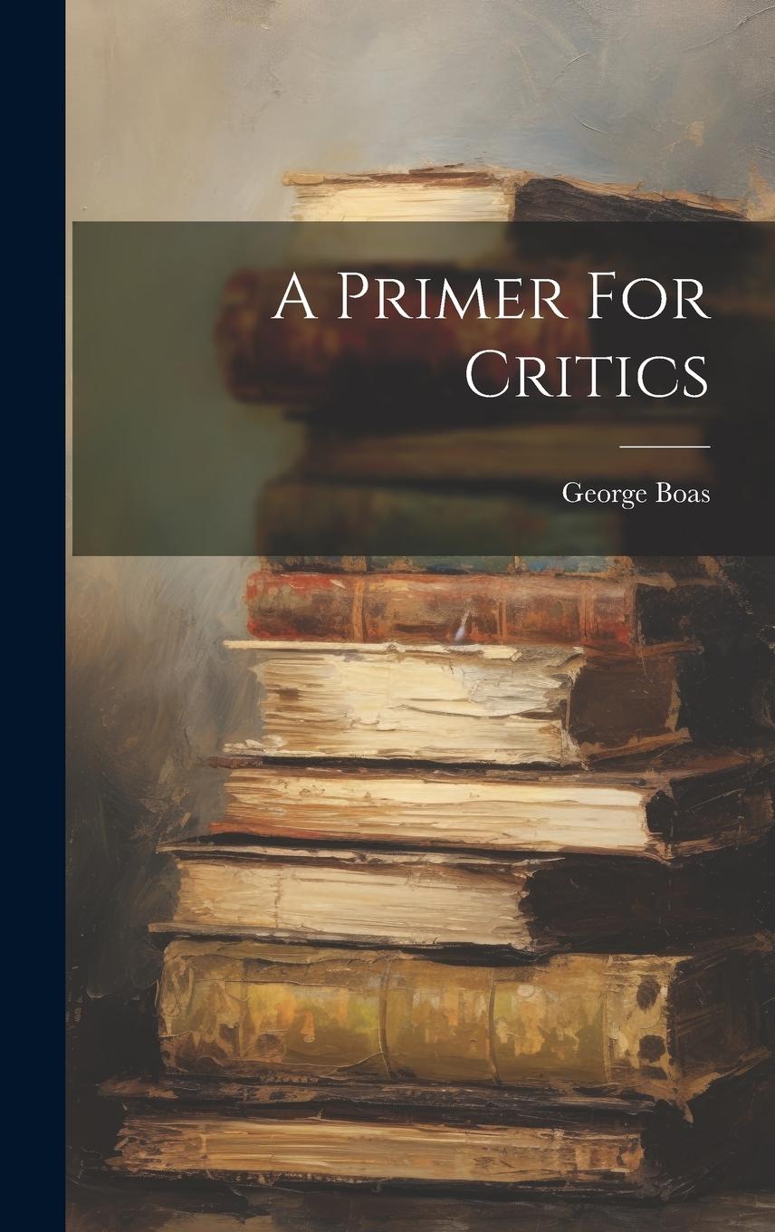 Vorderes Coverbild A Primer For Critics