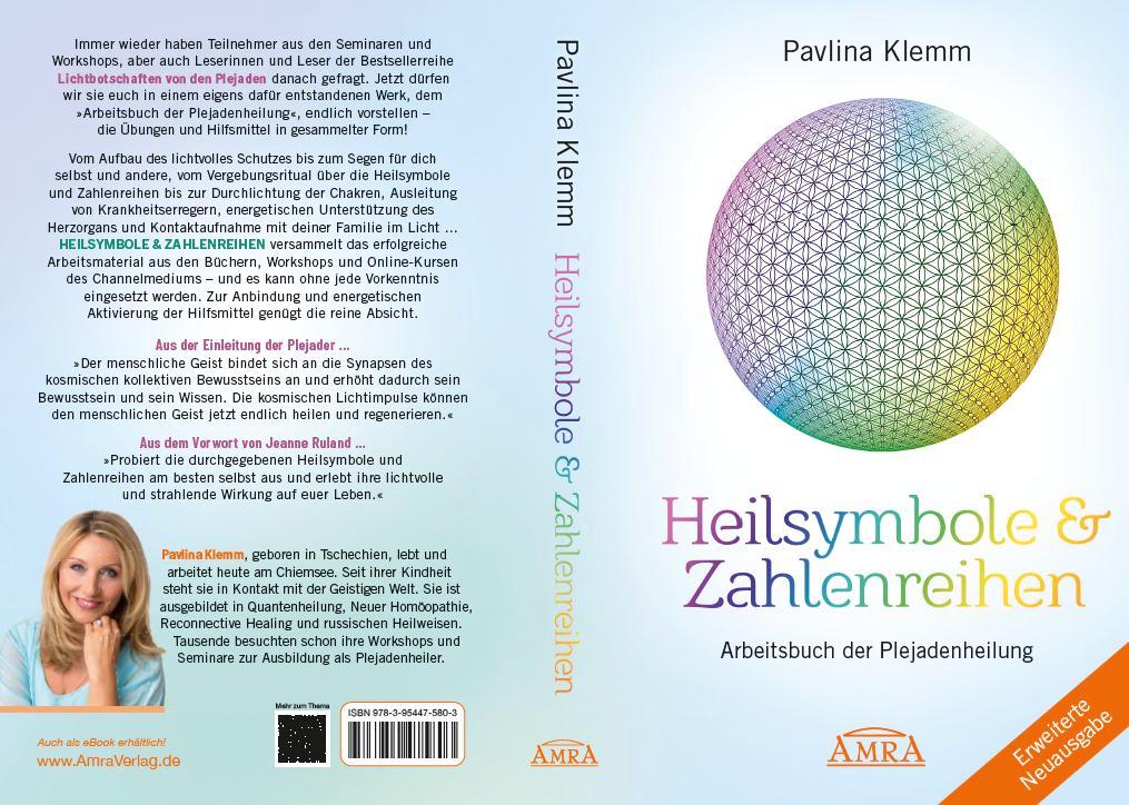 Rückseitencover Heilsymbole & Zahlenreihen Band 1 NEUAUSGABE: Überarbeitetes und erweitertes Arbeitsbuch der Plejadenheilung (von der SPIEGEL-Bestseller-Autorin)