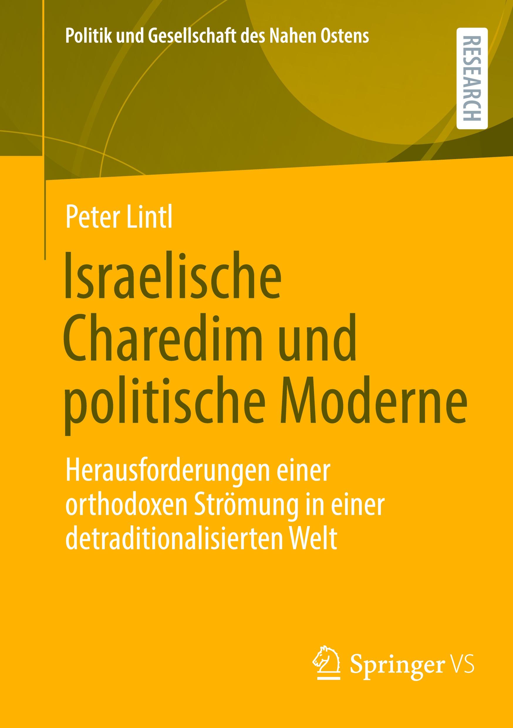 Vorderes Coverbild Israelische Charedim und politische Moderne