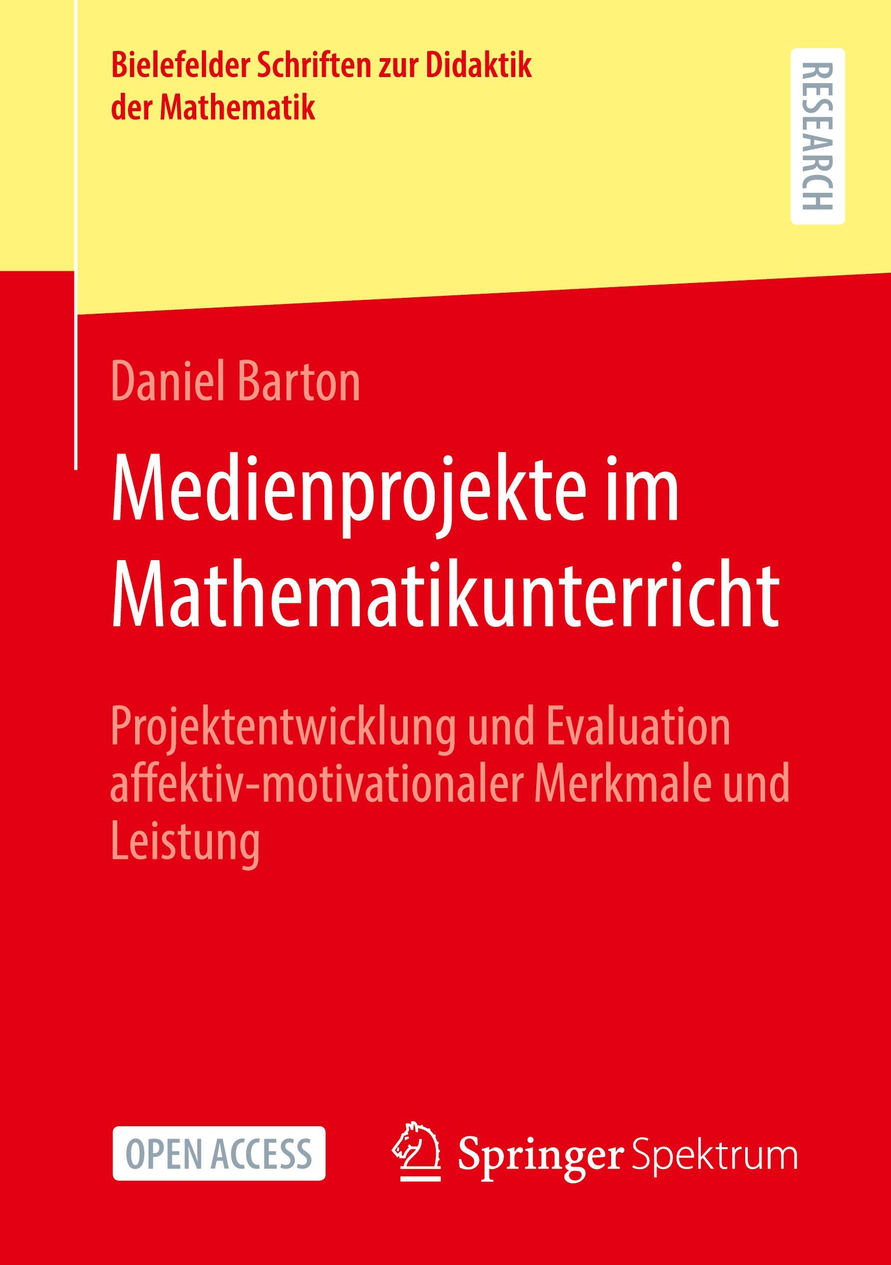 Vorderes Coverbild Medienprojekte im Mathematikunterricht