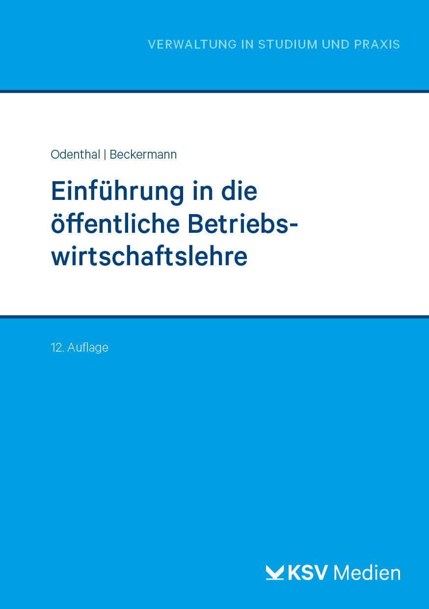 Vorderes Coverbild Einführung in die öffentliche Betriebswirtschaftslehre