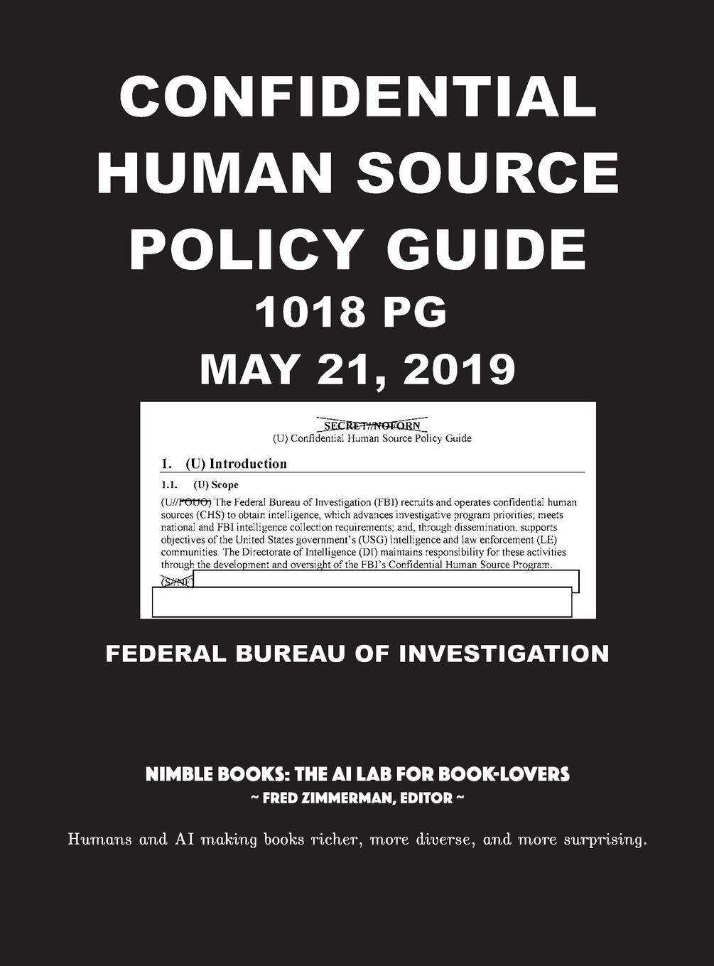 Vorderes Coverbild Confidential Human Source Policy Guide [Annotated]