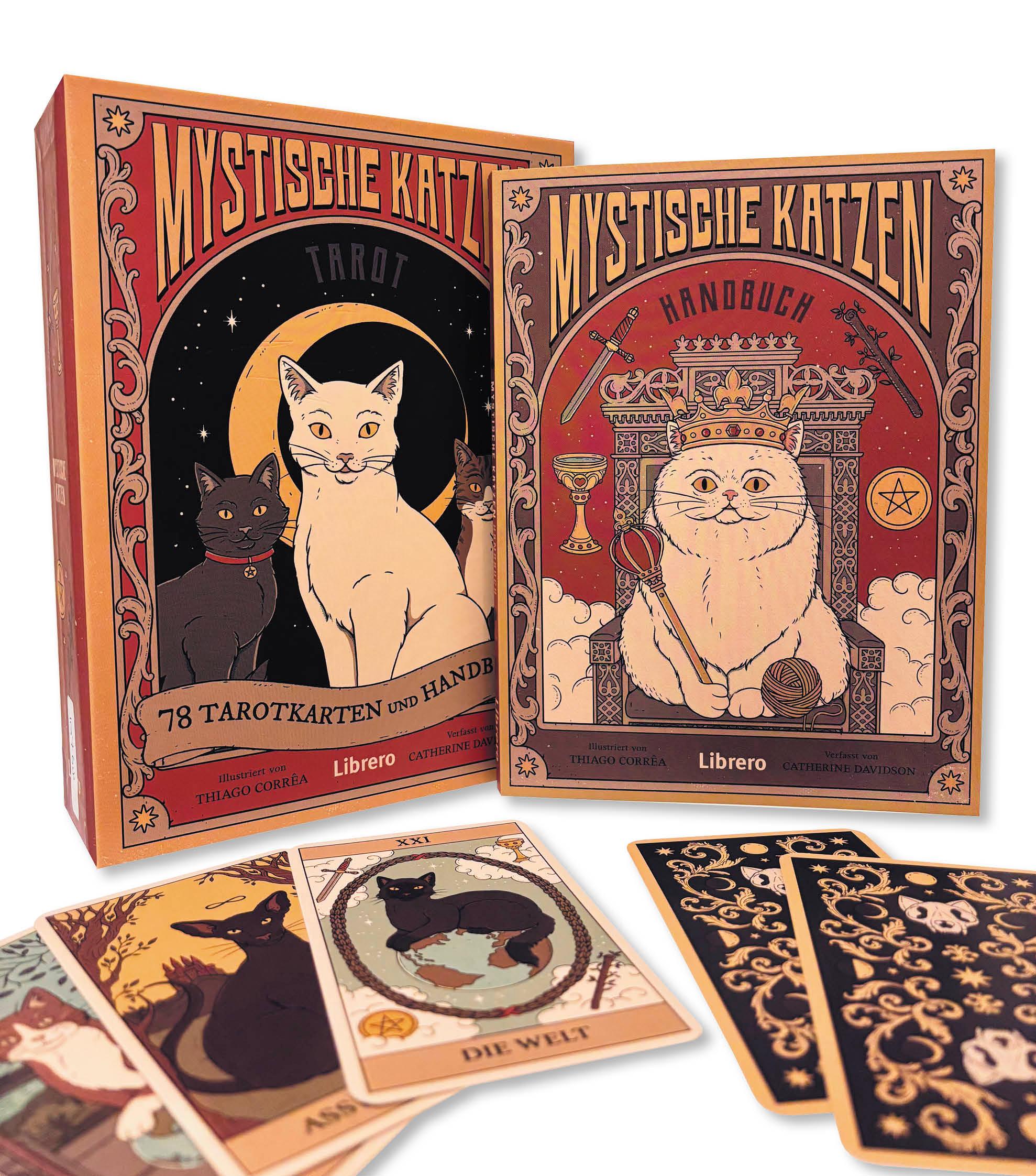 Beispielinhalt (Bild) Tarot Mystische Katzen